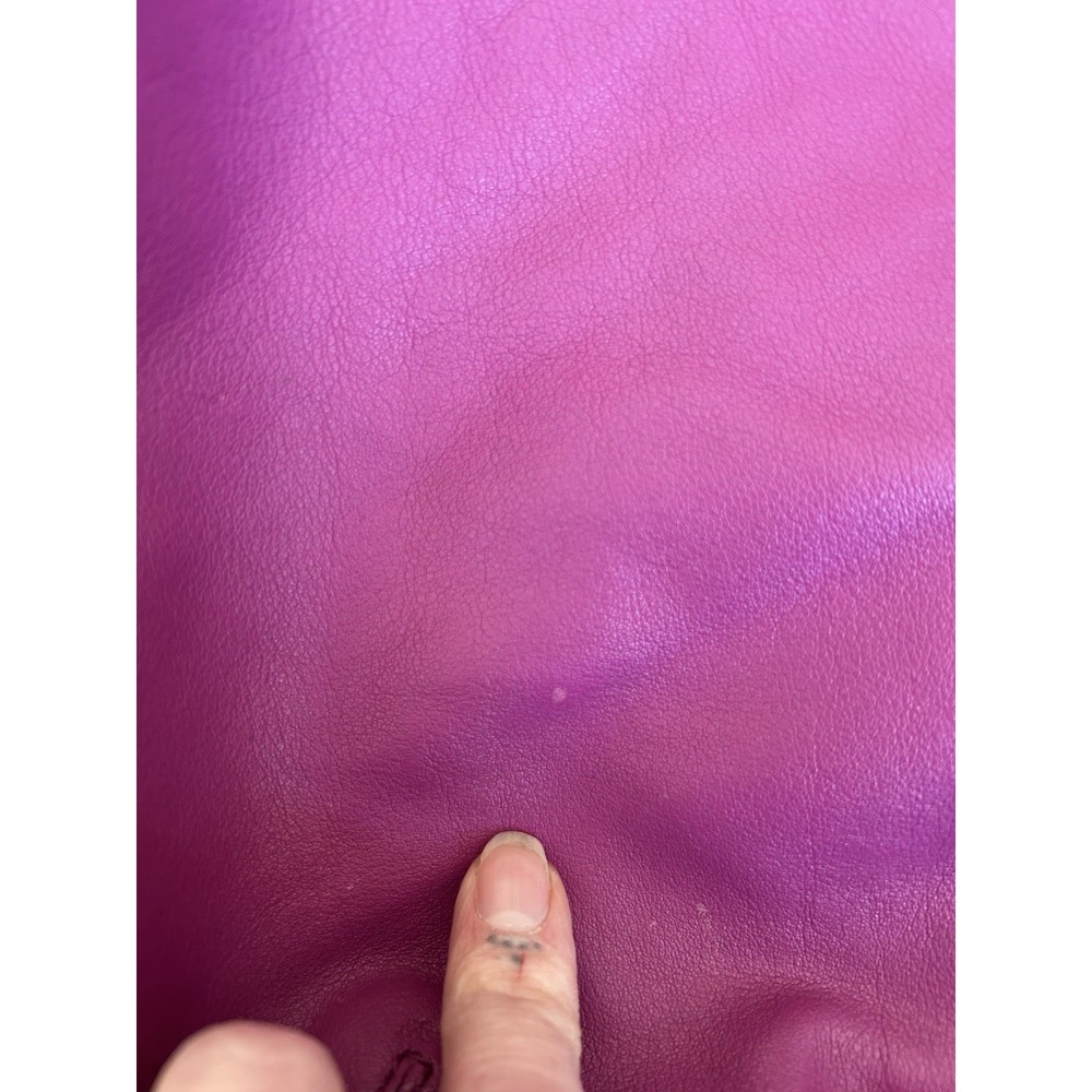 Cole Haan Parker Hobo Cornelia Shoulder Bag Large Beet Pink Purple Leather Purse - Picture 12 of 13